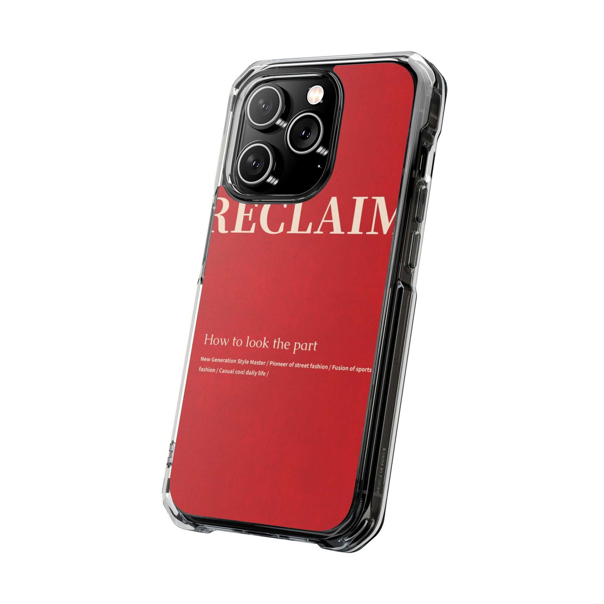 RECLAIMÉ How To Look The Part Phone Case - RECLAIMÉ