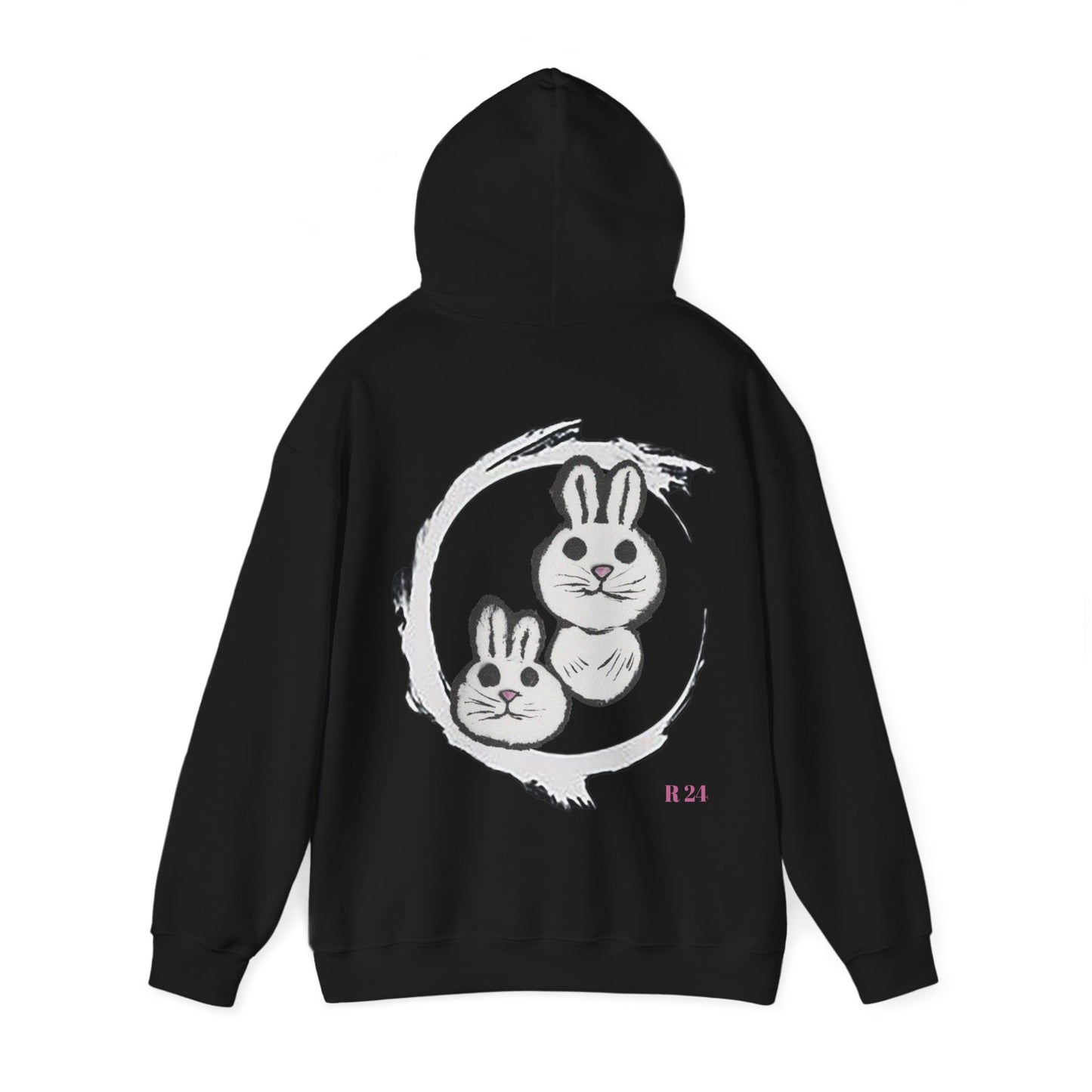 RECLAIMÉ White Rabbit Enso Circle Hoodie - RECLAIMÉ