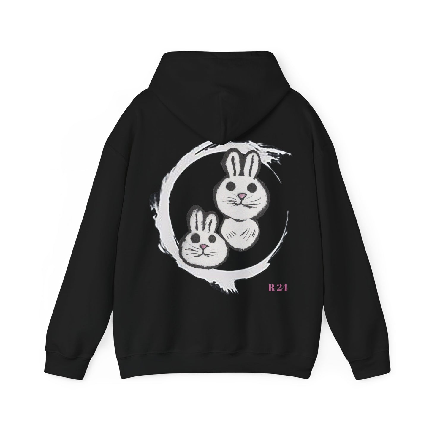 RECLAIMÉ White Rabbit Enso Circle Hoodie - RECLAIMÉ