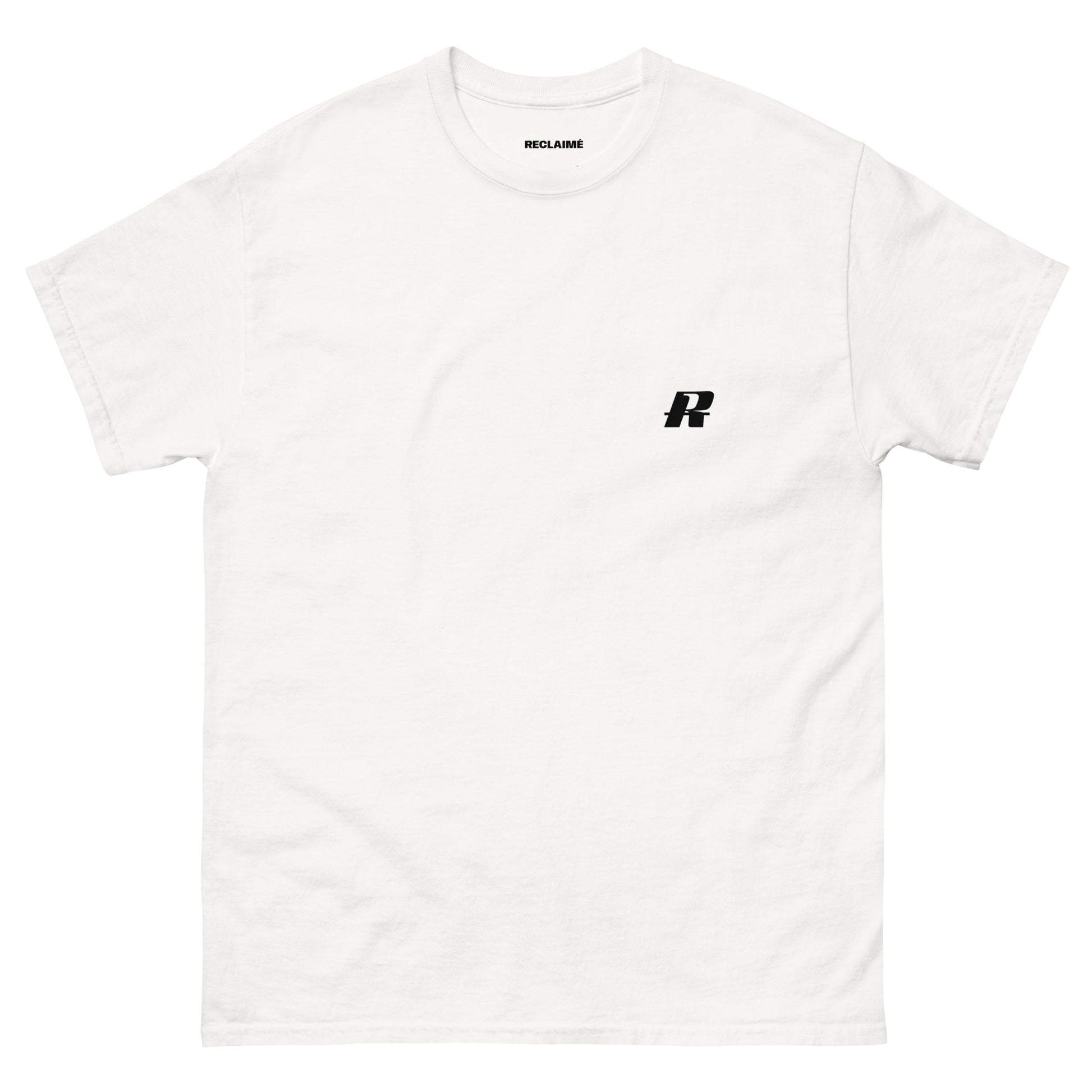 RECLAIMÉ Your Sanity statement across the back and a signature R emblem on the front, this tee is a powerful call to own your peace