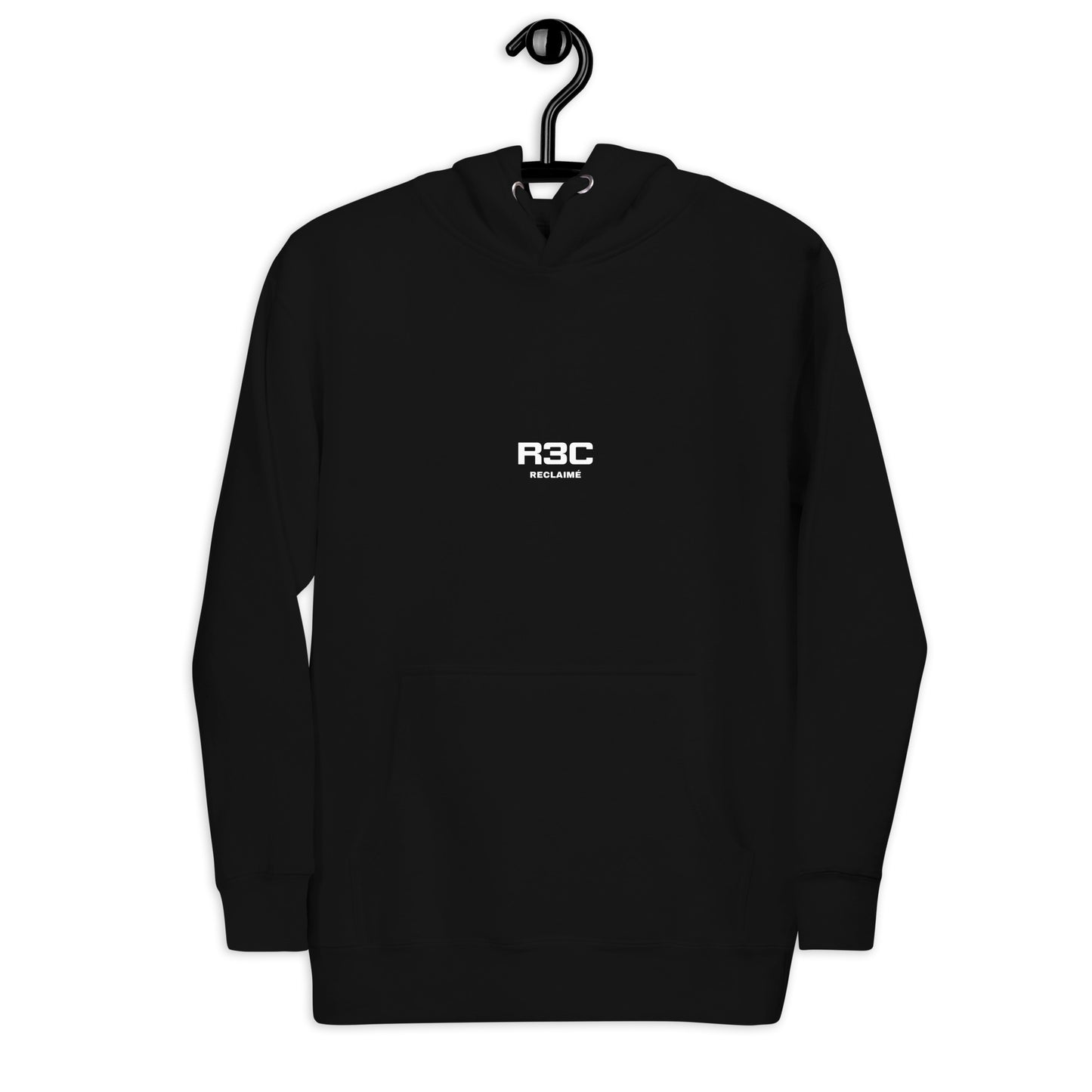 R3C Black Essential Hoodie - RECLAIMÉ